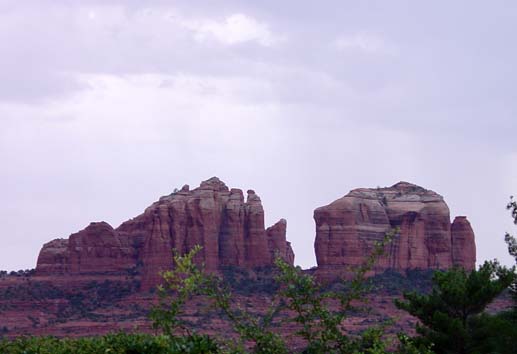 Cathedral Rock, as seen from our place